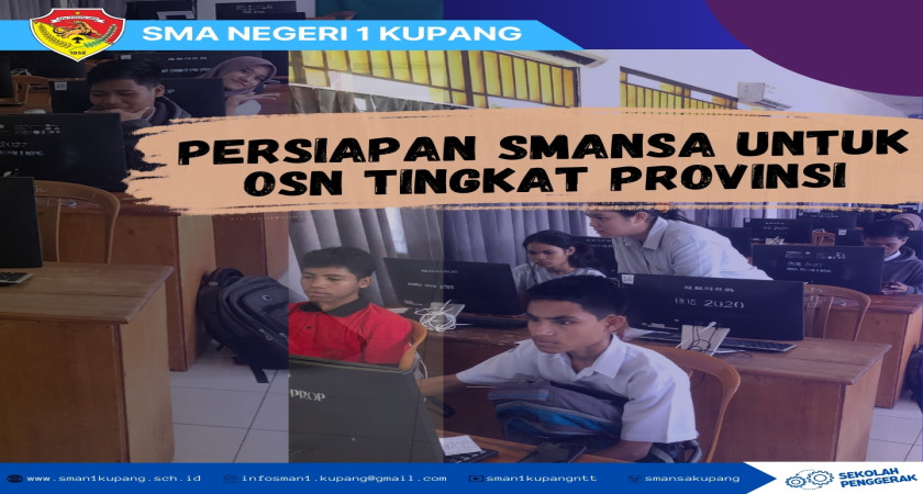 Persiapan SMANSA dalam OSN Tingkat Provinsi tahun 2024